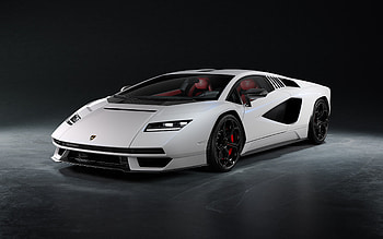 2022, Lamborghini Countach LPI 800-4, , supercar, Countach exterior, new white Countach, LPI 800-4, Italian sports cars, Lamborghini HD wallpaper