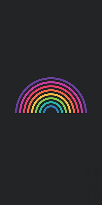 Minimalistic rainbow abstraction, Colorful for Honor devices, High definition , Stunning background HD phone wallpaper