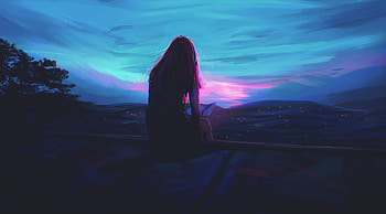 My Secret Place, alone, artist, artwork, digital-art, artstation HD wallpaper