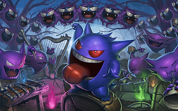Haunter, Gengar, Pokmon HD wallpaper