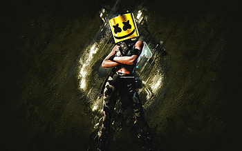 Fortnite Toasted Marsha Skin, Fortnite, main characters, golden stone background, Toasted Marsha, Fortnite skins, Toasted Marsha Skin, Toasted Marsha Fortnite, Fortnite characters HD wallpaper
