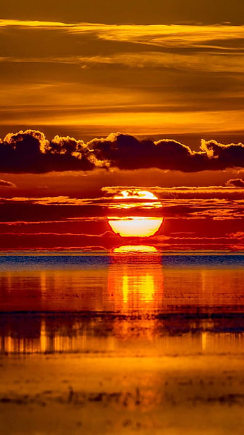 Sunset, Ocean Beauty Sunset, Sunrise HD phone wallpaper