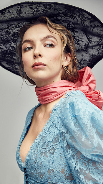 Jodie Comer, hollywood actress, model HD phone wallpaper