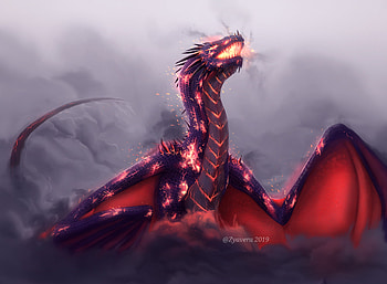 Dragon, dragon, artist, artwork, digital-art, deviantart HD wallpaper