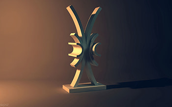 Shine, Light, 3D, Form, Shadow, Figure HD wallpaper