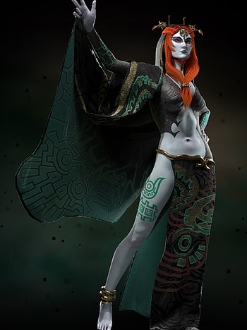 Midna, Twilight Princess, Fan art, ArtStation HD phone wallpaper