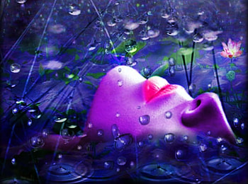 Lips, face, colors, 3d HD wallpaper