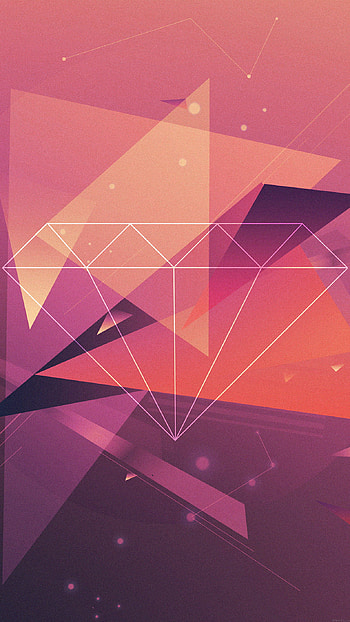 Diamond Other, Red diamond, Artistic illustration, Graphic design HD phone wallpaper