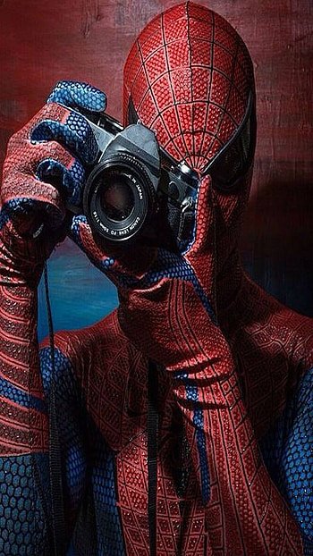 camera, spider man, movie HD phone wallpaper