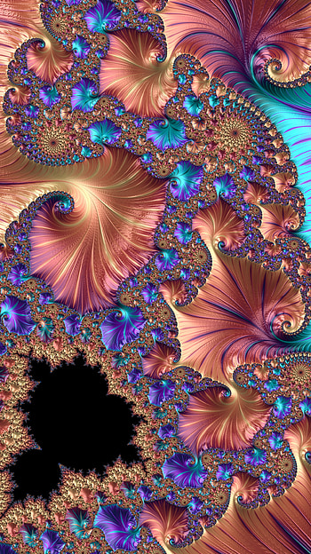 Fractal Art for your Smart or Tablet, CGI, psychedelic, trippy, Abstract, fractal HD phone wallpaper