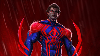 Spider Man 2099 Cityscape Soar, spiderman-2099, spiderman, superheroes, artwork, digital-art, artstation HD wallpaper