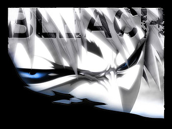 Hollow Ichigo, bleach, blue eyes, anime, white hair, eyes, face HD wallpaper