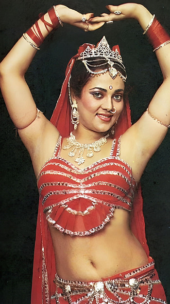 Mandakini, bollywood actress, navel, , vintage HD phone wallpaper