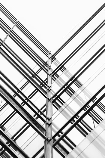 Building, Lines, Minimalism, Construction, Design, Symmetry HD phone wallpaper