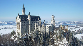 Neuschwanstein Castle , backgrounds, Historical beauty, Scenic views HD wallpaper