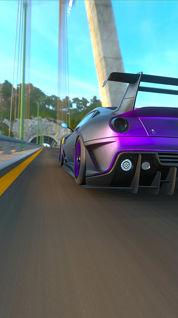 Ferrari 599XX Evolutio, car, morado HD phone wallpaper