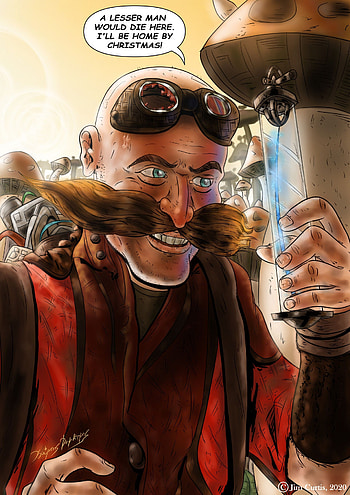 Dr. Eggman, Robotnik, Comics artwork, Concept art HD phone wallpaper