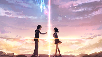 Your Name, Emotional anime film, Love and destiny, Heartfelt storytelling HD wallpaper