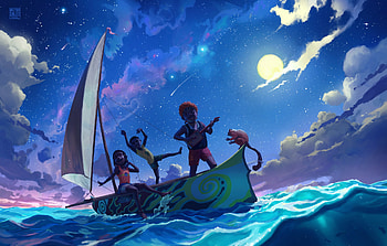 artistic, child HD wallpaper