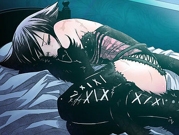 Sleepy, sekien no inganokku -what a beautiful people-, anime, dark hair, cute, girl, sleeping, ati HD wallpaper