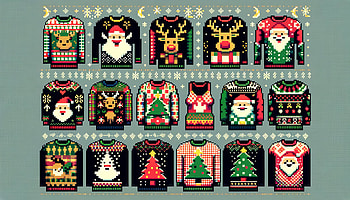 Holiday Ugly Sweater Collection, ugly sweater, Christmas sweater HD wallpaper