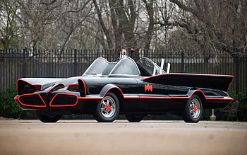 Classic Batmobile TV show , Retro superhero vehicle, Nostalgic design, Vintage Batman HD wallpaper