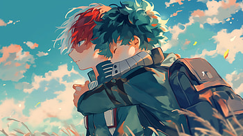 Izuku and Shoto | My Hero Academia, Anime, My Hero Academia, Izuku Midoriya, Shoto Todoroki HD wallpaper