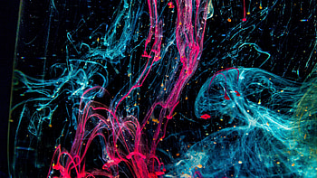 Abstract, Lines, Paint, Flow, Drips HD wallpaper