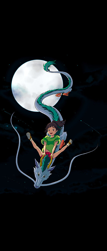Spirited Away, Ramoled backgrounds, Artistic charm HD phone wallpaper