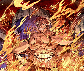Sukuna’s Fiery Wrath - Jujutsu Kaisen Anime, Anime, Jujutsu Kaisen, Sukuna (Jujutsu Kaisen) HD wallpaper