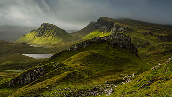 Cnoc a Mheirlich Scotland, Cnoc a Mheirlich, scotland, lake, mountain HD wallpaper