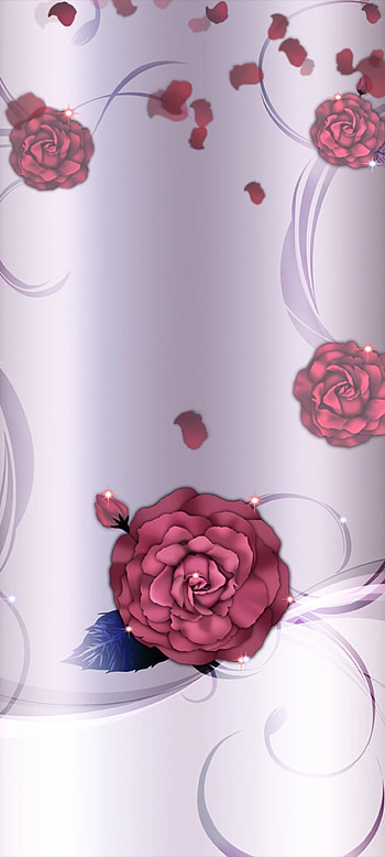 Sepia Rose, red, Flower, pink, Pastel, Premium, Metal, Golden HD phone wallpaper