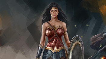 Wonder Woman Artworks, wonder-woman, superheroes, artist, artwork, deviantart HD wallpaper