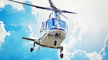 Up we go, blue, white, helicopters, aircraft HD wallpaper