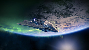 Destiny 2, Spaceship HD wallpaper