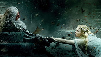 Gandalf the Grey, Galadriel HD wallpaper