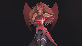 Wanda Maximoff Minimal , wanda-maximoff, superheroes, artist, artwork, digital-art HD wallpaper