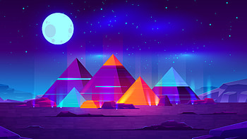 Pyramids Minimalist , pyramids, artist, artwork, digital-art, minimalism, minimalist HD wallpaper