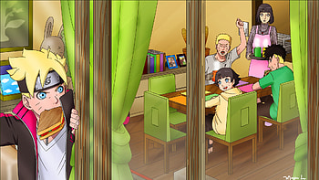 Boruto Uzumaki Himawari Uzumaki Hinata Hyuga Kawaki Naruto Uzumaki Naruto HD wallpaper