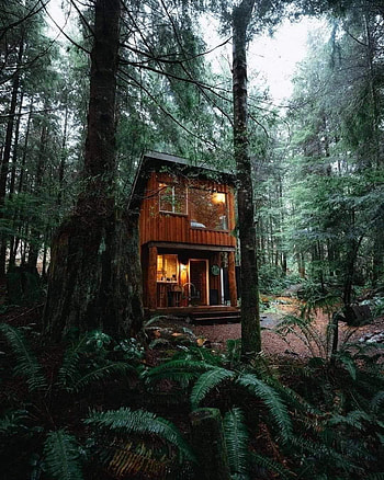 Natural house, sky, natural_landscape HD phone wallpaper