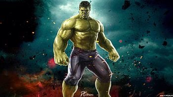 Funny Hulk HD wallpaper