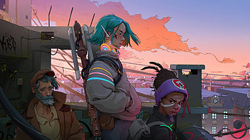 Pedestrians, artist, artwork, digital-art, artstation HD wallpaper
