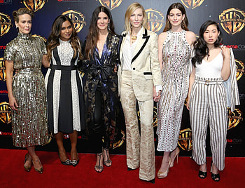 Ocean's Eight, Cast, Leonardo DiCaprio, Cinemacon 2018 HD wallpaper