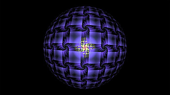 Abstract, Fractal, Ball, Sphere HD wallpaper