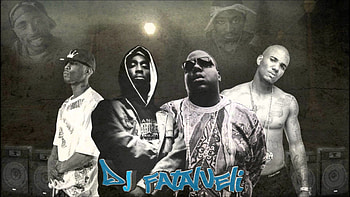 2Pac Ft. Biggie Smalls, Eazy E & Big Pun - The Streets (DJ HD wallpaper