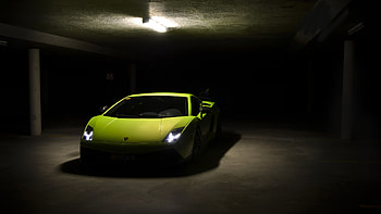 Lamborghini In Parking Lot, lamborghini, cars, parking HD wallpaper