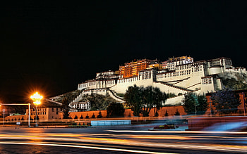 Potala Palace, China HD wallpaper