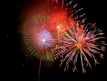 Night of Colours, night, fireworks, celebrate, sky, new year HD wallpaper