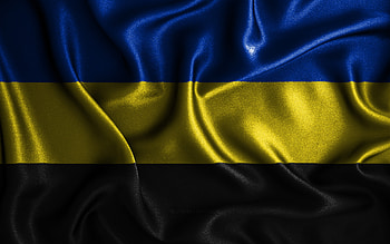 Gelderland flag, , silk wavy flags, dutch provinces, Day of Gelderland, fabric flags, Flag of Gelderland, 3D art, Gelderland, Europe, Provinces of Netherlands, Gelderland 3D flag, Netherlands HD wallpaper