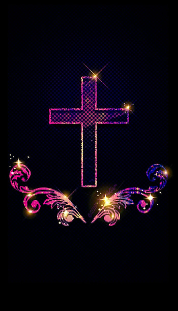 Cross, red, magenta, pink, jesus, purple HD phone wallpaper